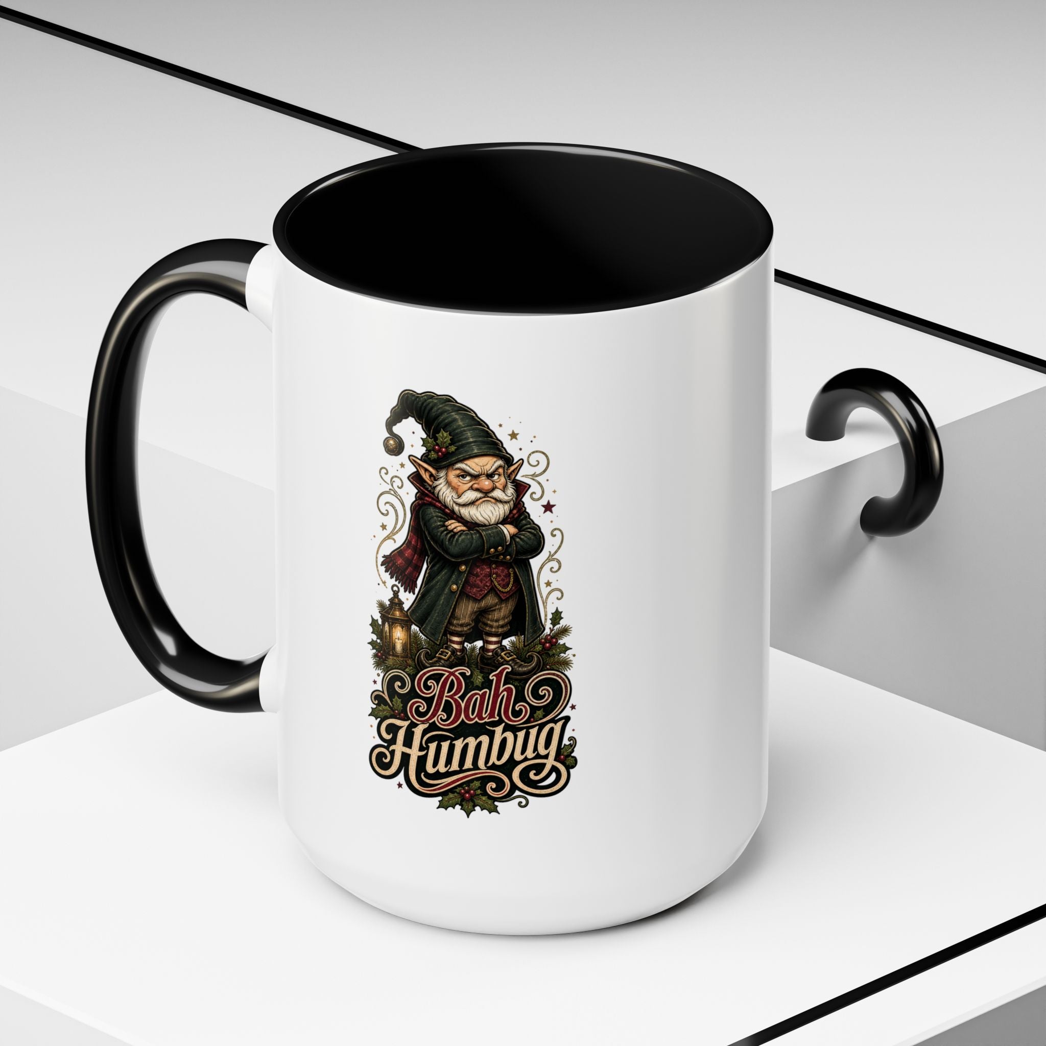 Bah Humbug Accent Coffee Mug (11, 15oz)
