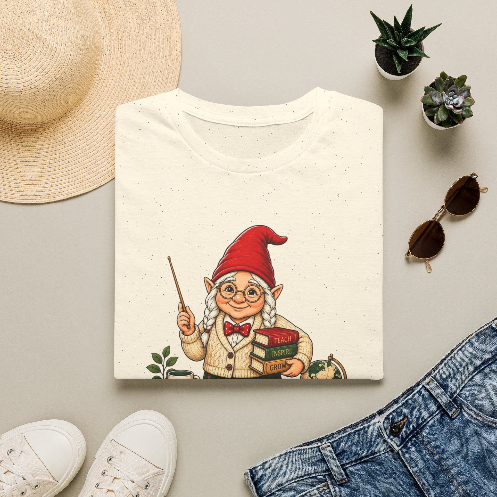 Female At Gnome in the Classroom