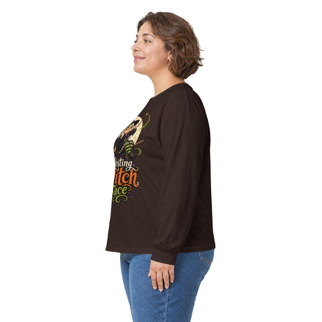 Resting Witch Face Long Sleeve Tee