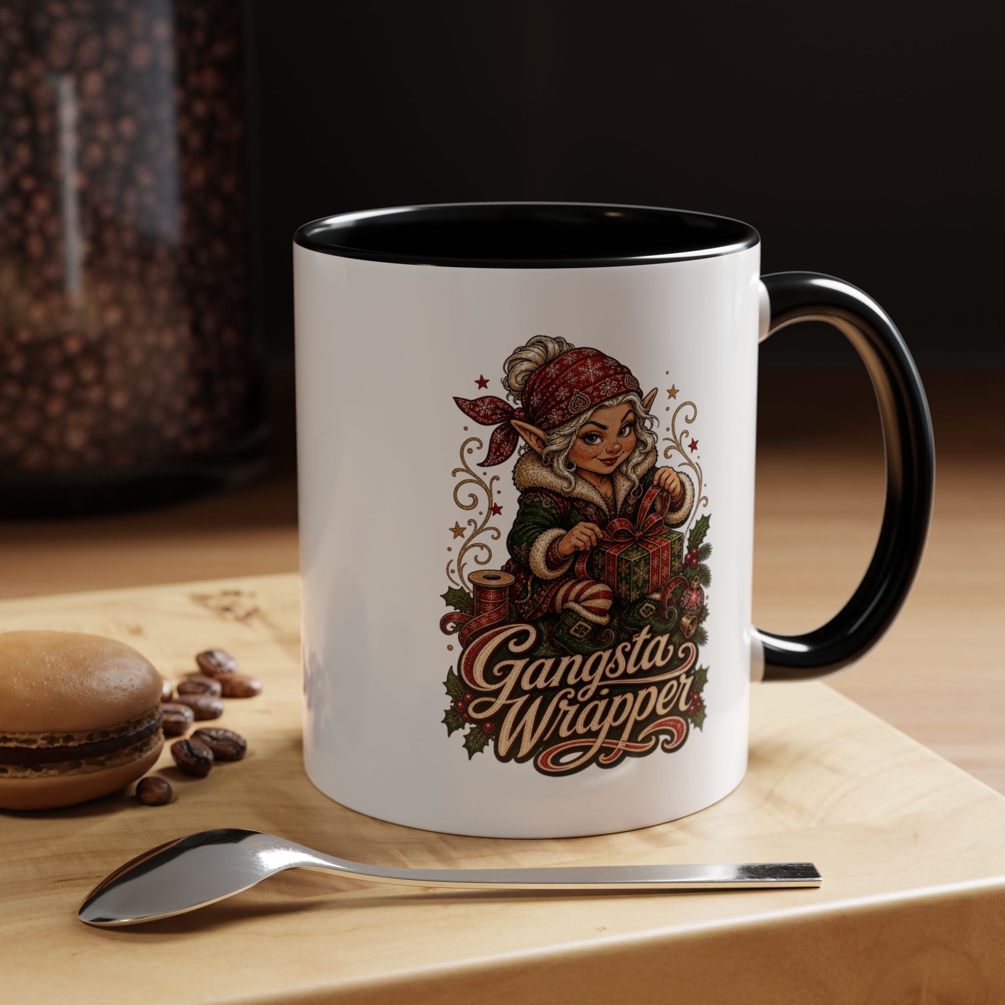 Gansta Wrapper Accent Coffee Mug (11, 15oz)