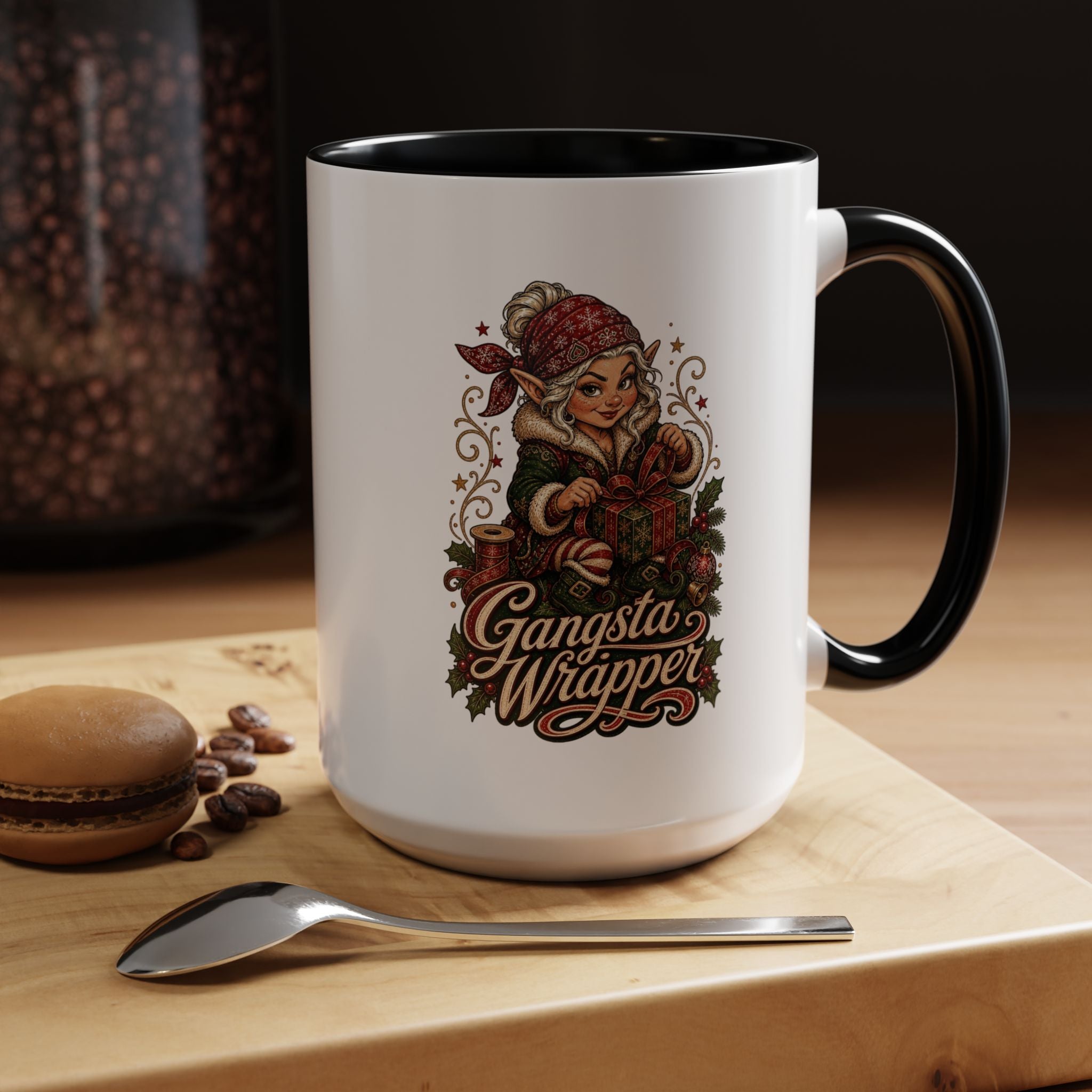 Gansta Wrapper Accent Coffee Mug (11, 15oz)