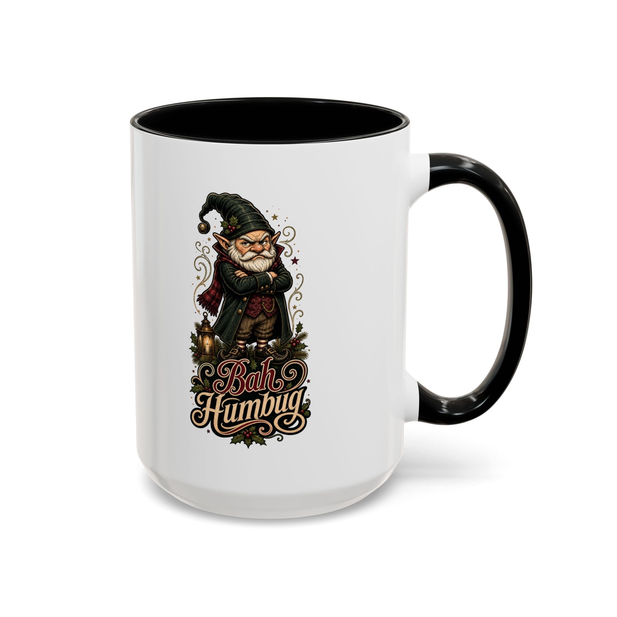 Bah Humbug Accent Coffee Mug (11, 15oz)