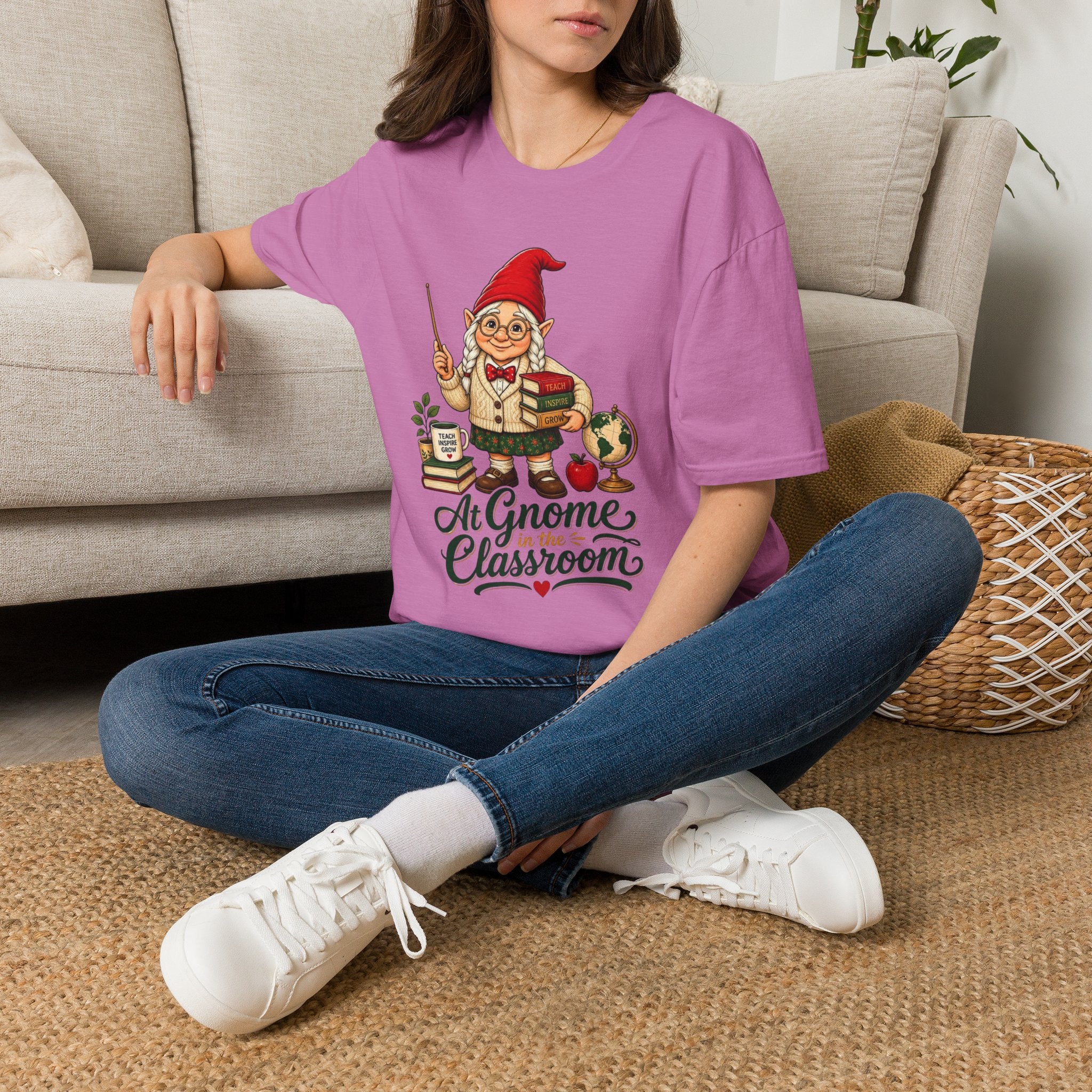 Female At Gnome in the Classroom