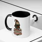 Merry Elfin' Christmas Accent Coffee Mug (11, 15oz)