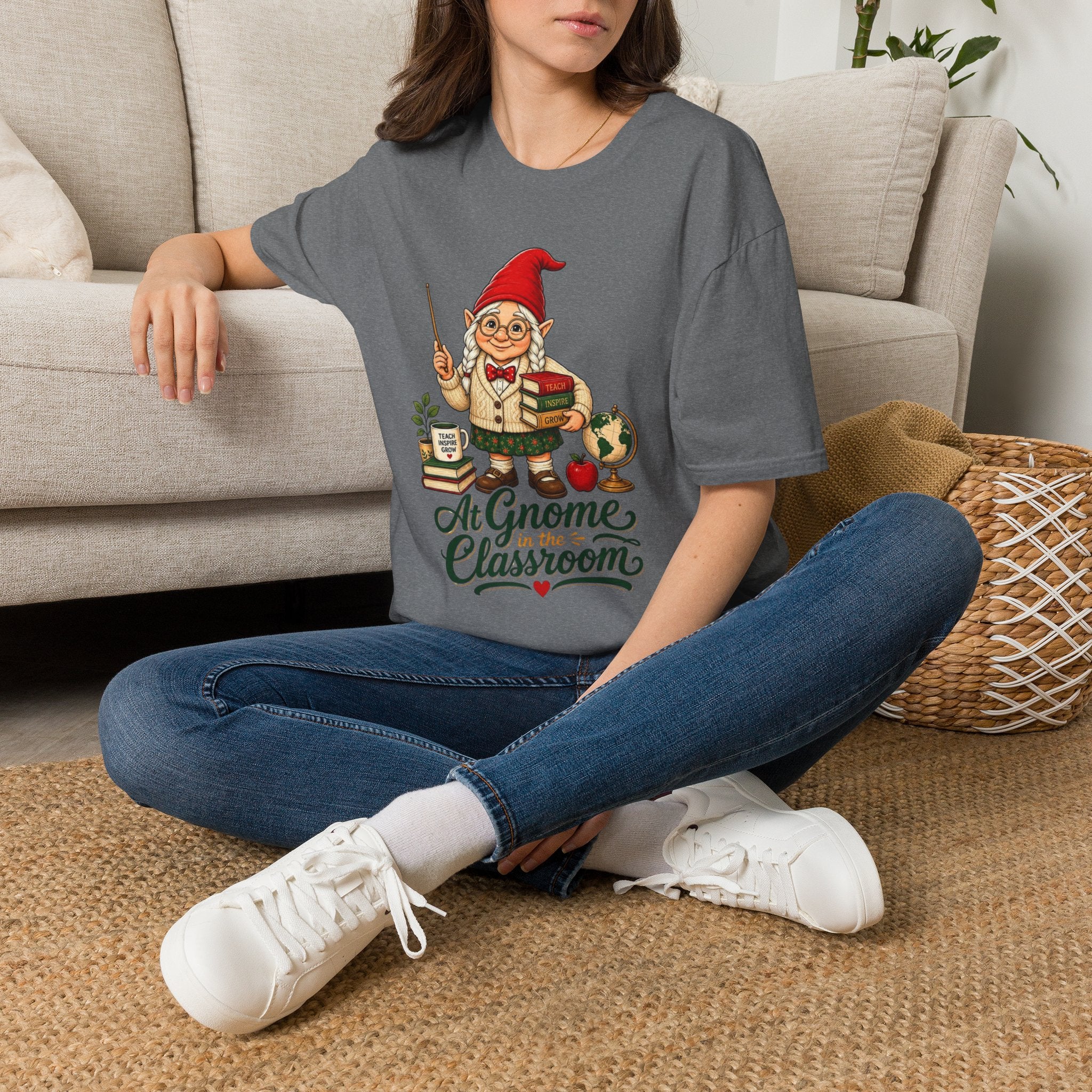 Female At Gnome in the Classroom