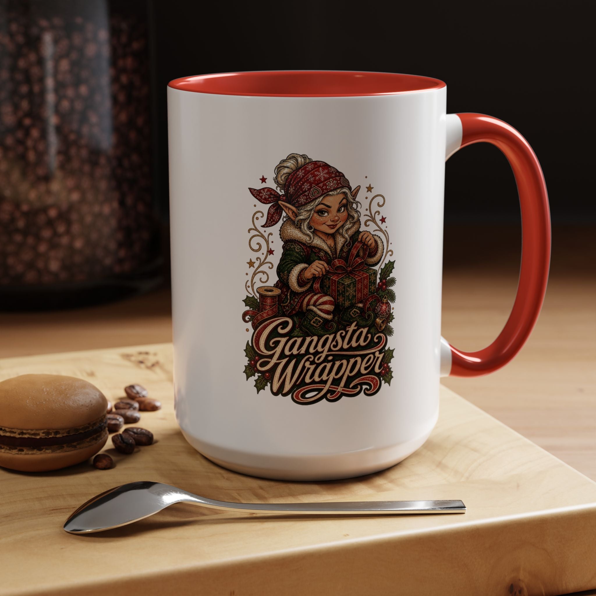 Gansta Wrapper Accent Coffee Mug (11, 15oz)