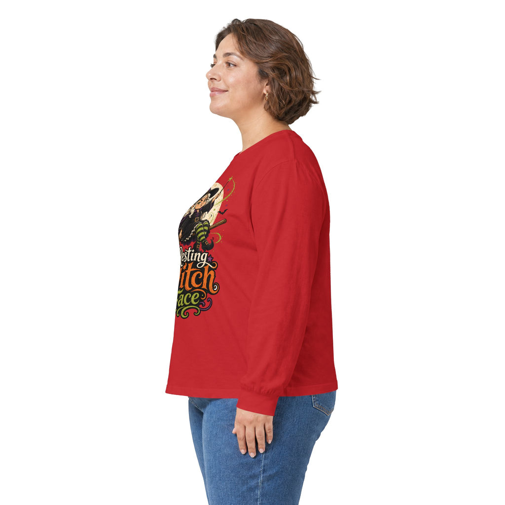 Resting Witch Face Long Sleeve Tee