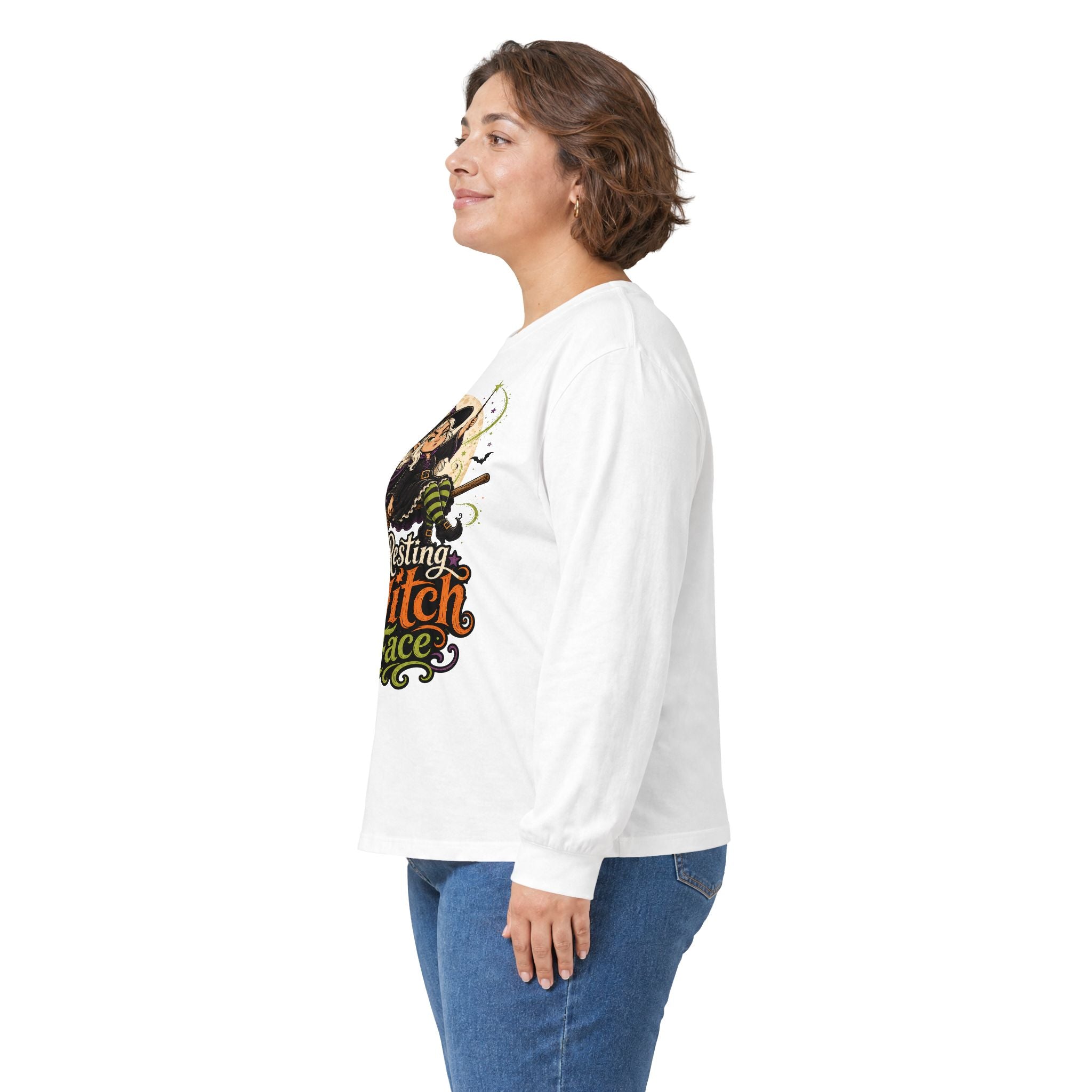 Resting Witch Face Long Sleeve Tee