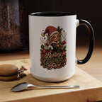 Resting Grinch Face Accent Coffee Mug (11, 15oz)