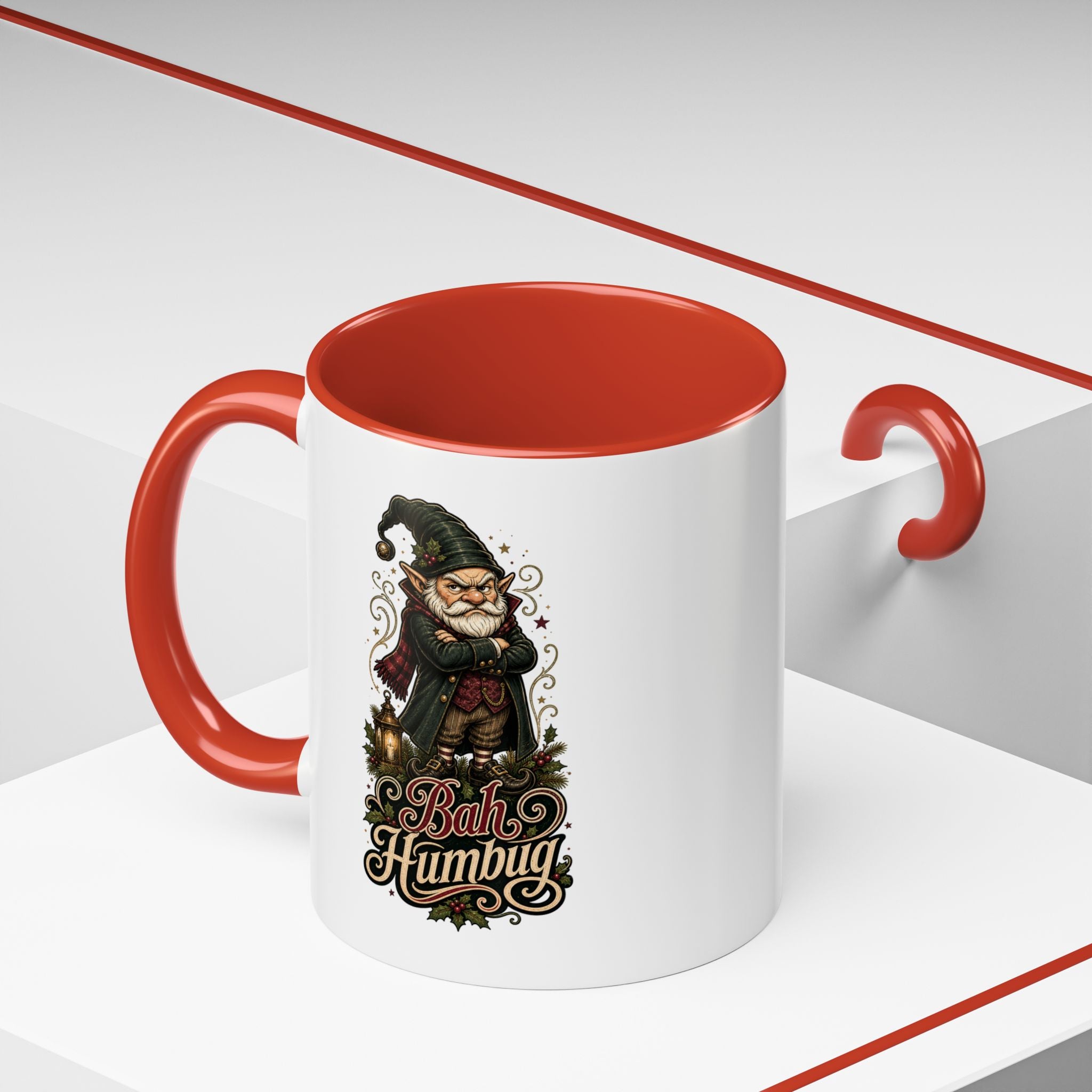 Bah Humbug Accent Coffee Mug (11, 15oz)