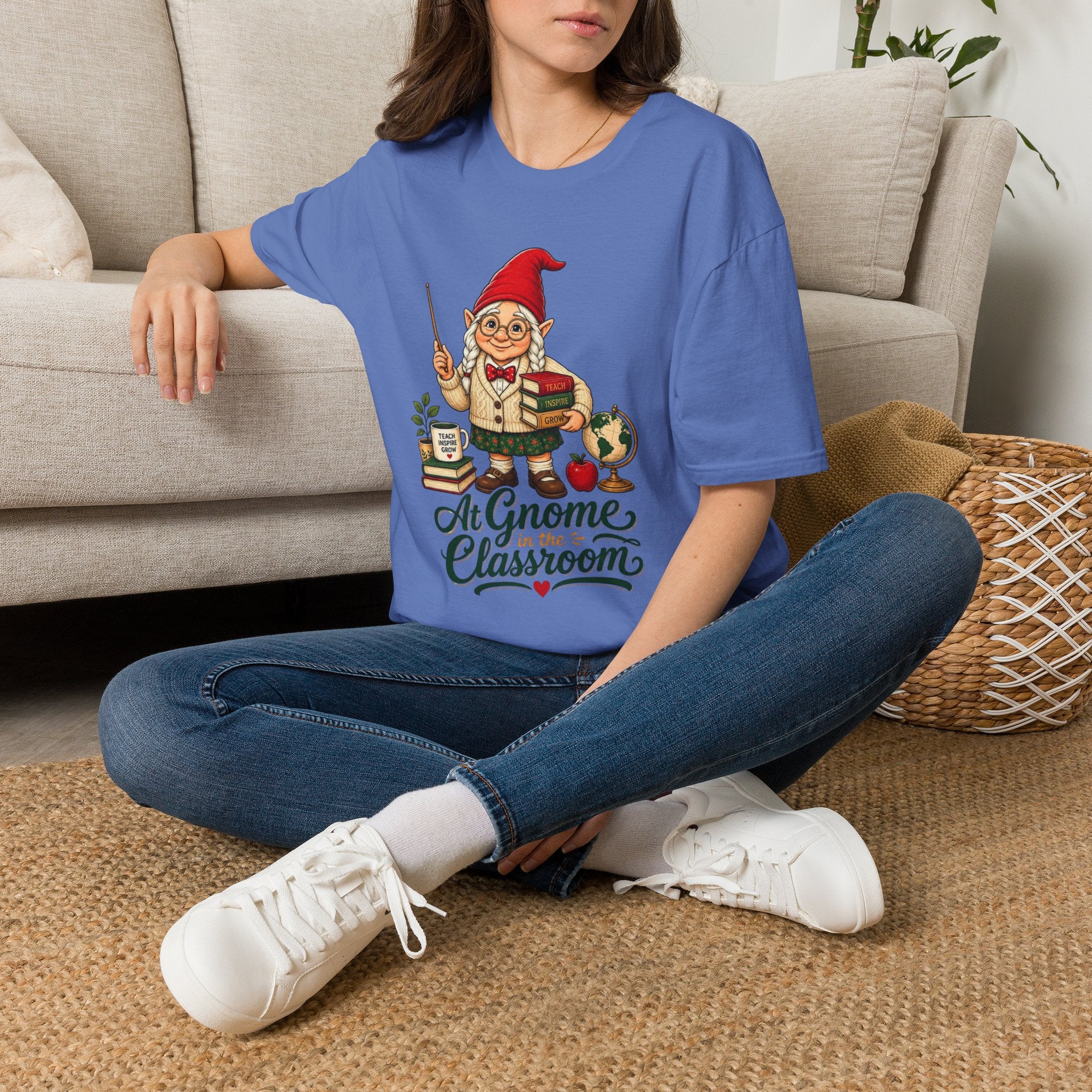 Female At Gnome in the Classroom