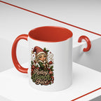 Resting Grinch Face Accent Coffee Mug (11, 15oz)