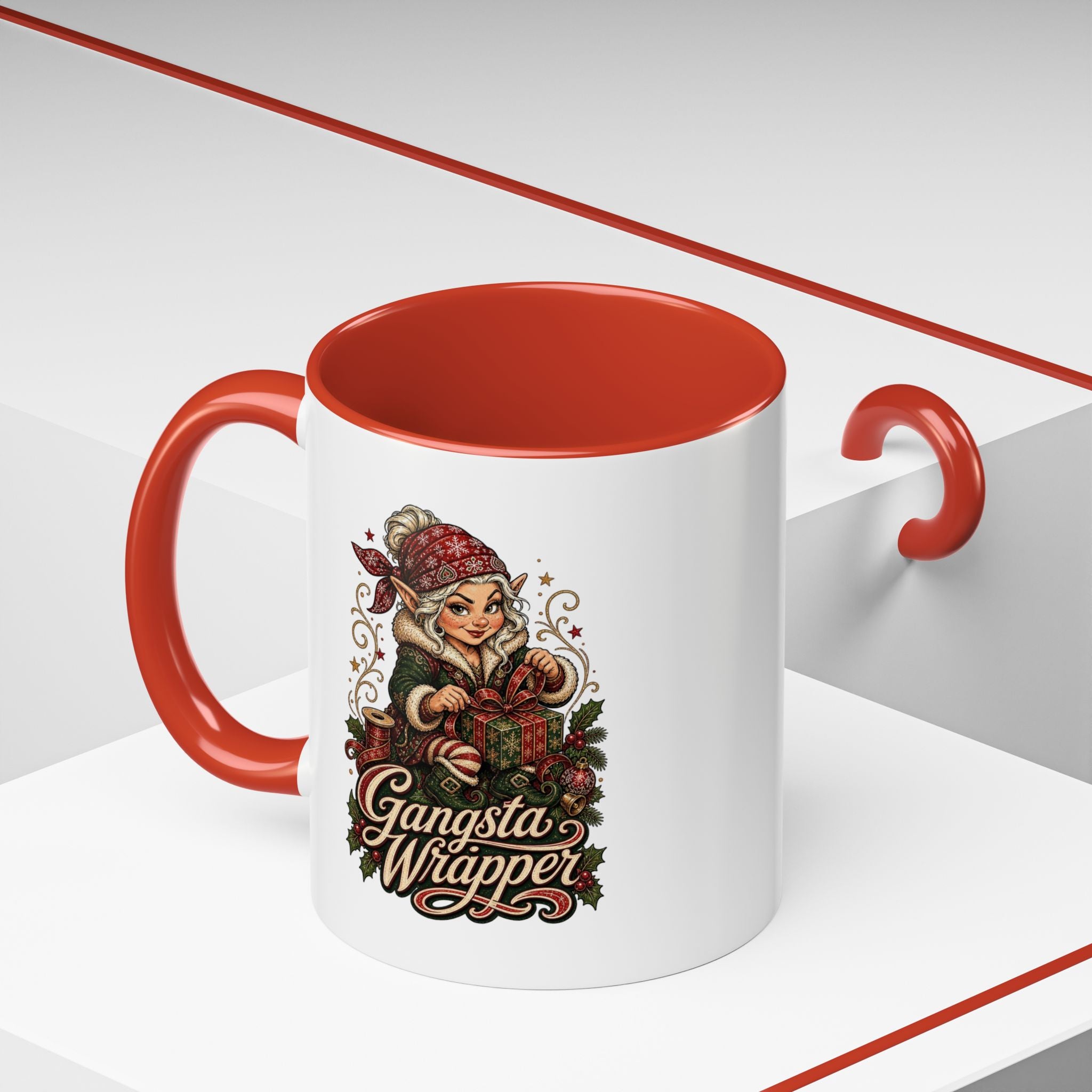 Gansta Wrapper Accent Coffee Mug (11, 15oz)
